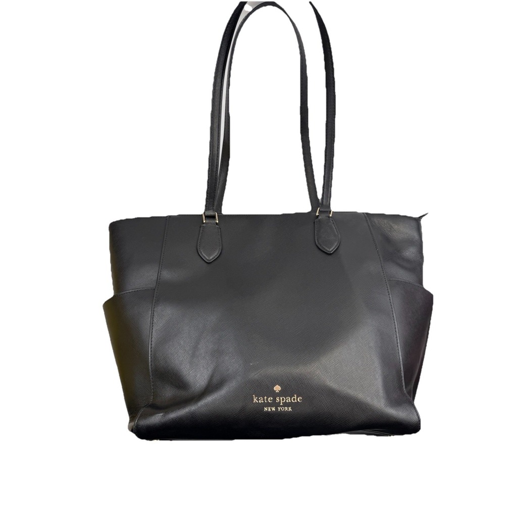 Kate Spade Madison Black Laptop Tote Travel Bag‎ Handbag Purse Excellent !